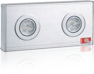 Emergency Lamp: Reliable Dual LED Light with Adjustable Twin-Spot for Optimal Safety